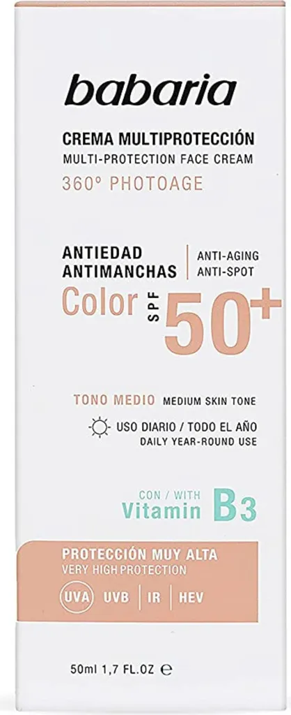 Babaria Color SPF50+: La Protezione Solare Colorata per pelli al Top
