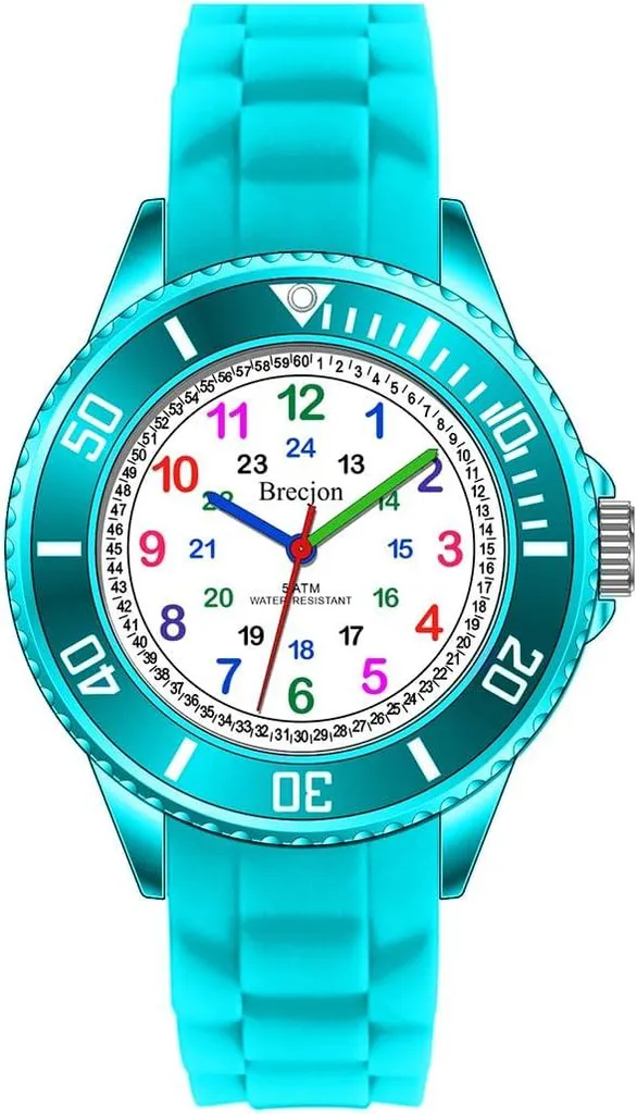 Orologio Bambini Impermeabile 5 ATM: Imparare l'Ora con Allegria