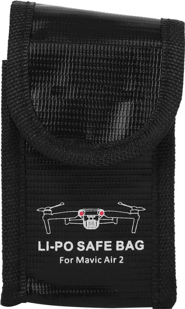 Custodia Di Sicurezza Ignifuga E Antideflagrante Per Batterie DJI Air 3 - Borsa Protettiva Per Il Trasporto (Taglia Media, Capacità 2 Batterie)