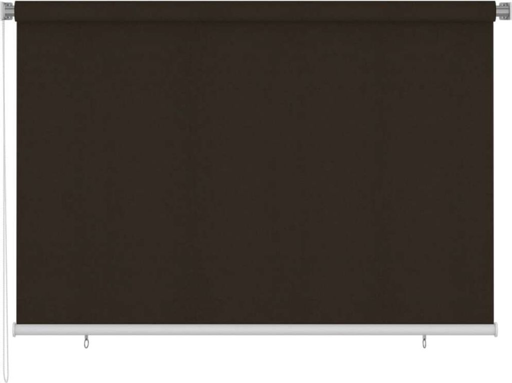 Tenda a Rullo per Esterni 220x140 cm Marrone Immagine del prodotto 