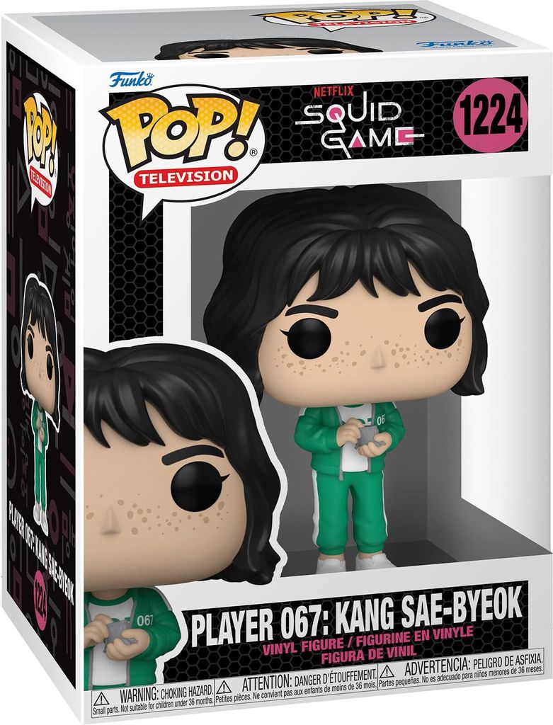 Netflix Squid Game - Player 067: Kang Sae-Byeok 1224 - Funko Pop! - Vinyl Figur