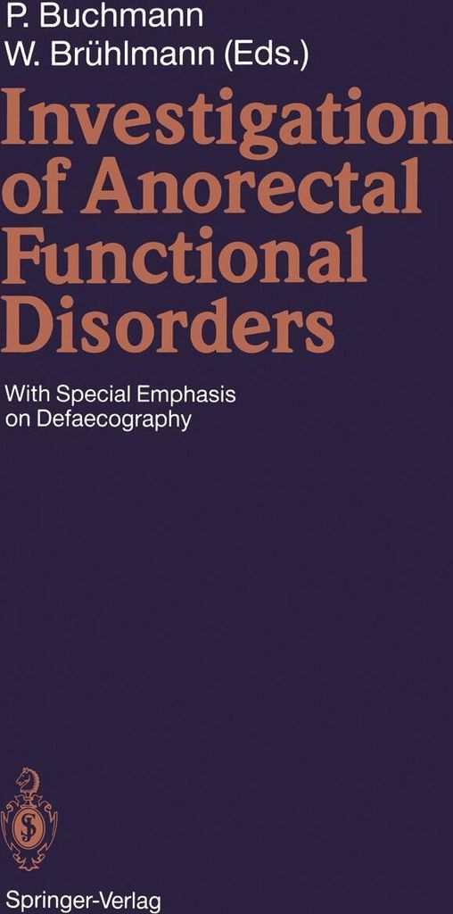 Investigation of Anorectal Functional Disorders