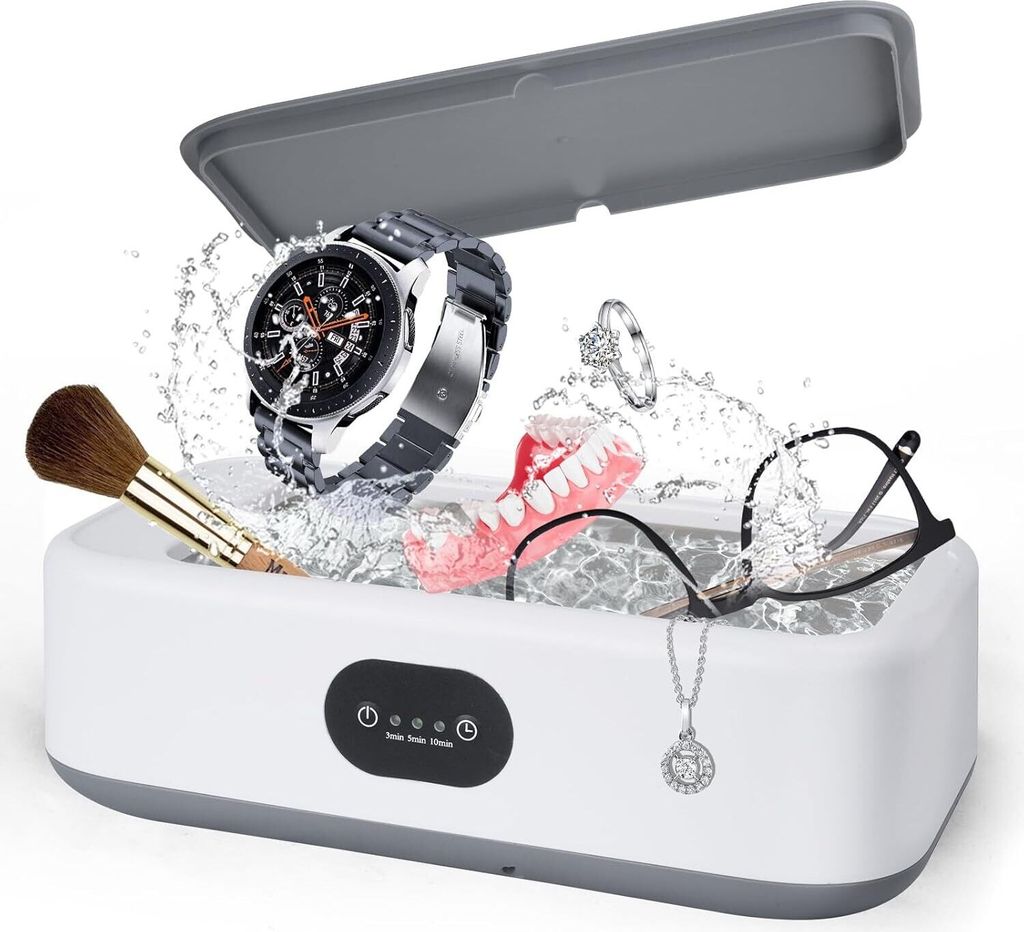 Ultraschallreinigungsgerät 640ml - 49000Hz Brillenreiniger Mit 3 Modi