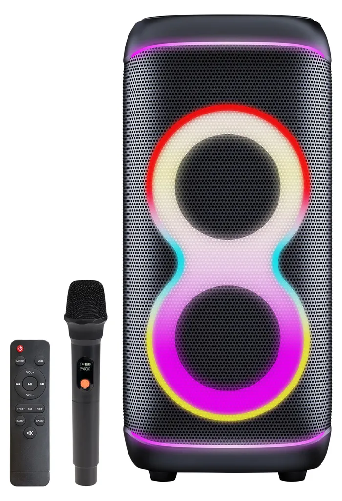 Denver BPS-370 Enceinte Bluetooth pour un Son Puissant Partout en Soirée