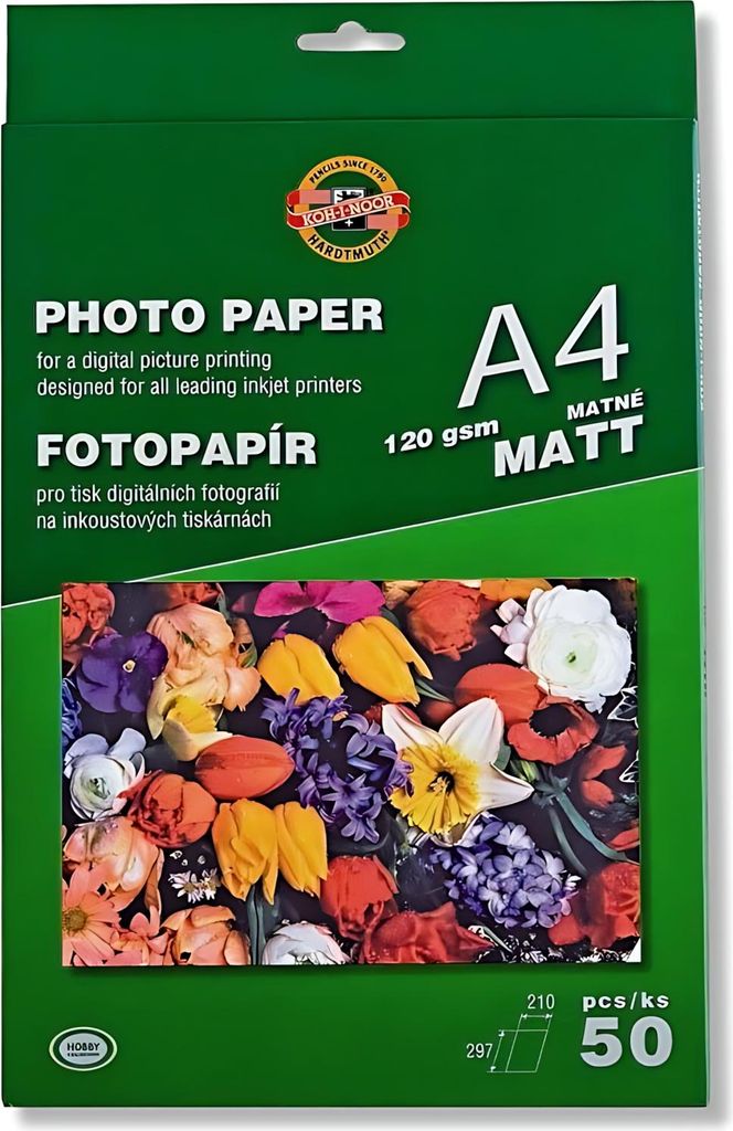 KOH Fotopapier A4 - weiß, matt - 50 Blatt 190 g/m²