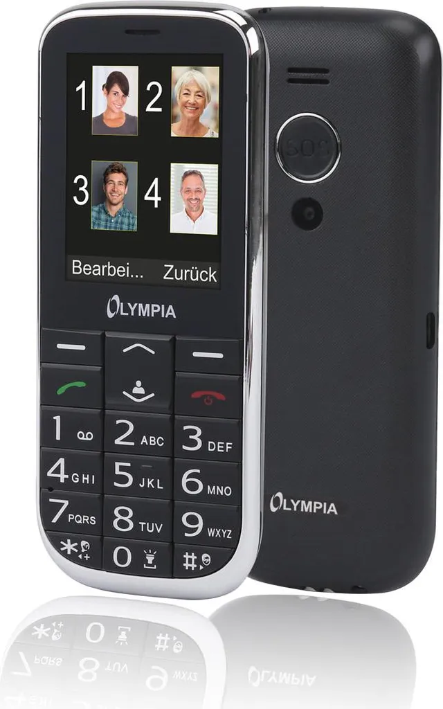 Fini les Erreurs de Touches avec le Téléphone Portable Olympia Joy II Noir