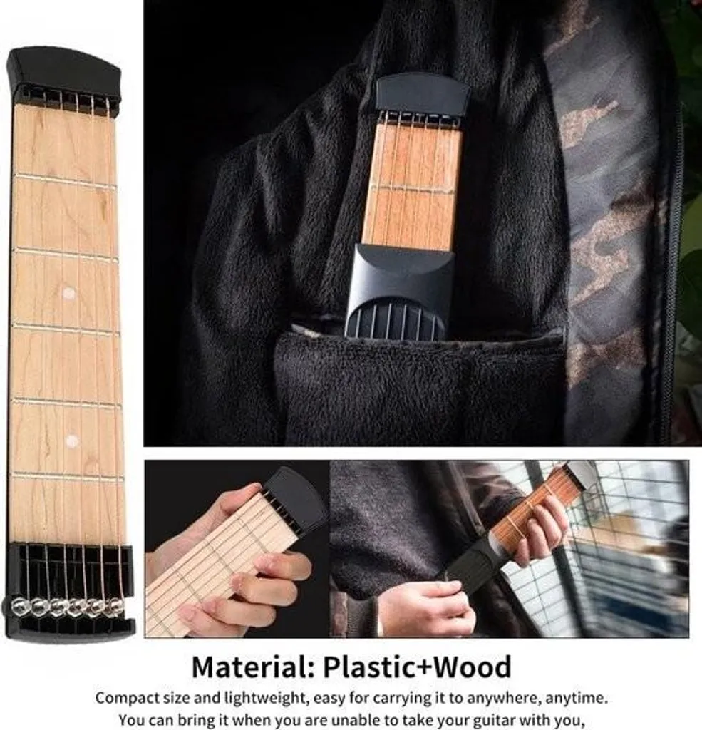 Apprendre la guitare gaucher partout avec cet outil d'entraînement