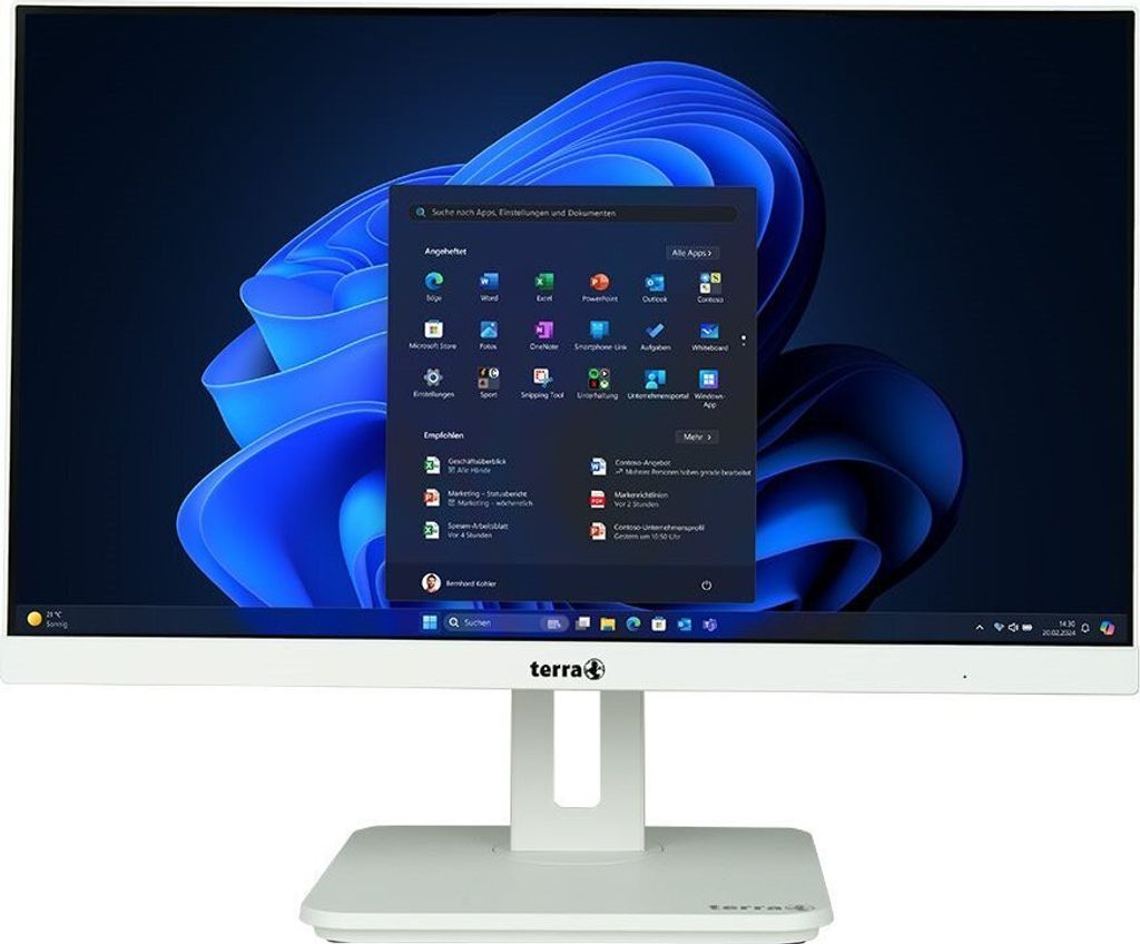 TERRA ALL-IN-ONE-PC 2710HA wh V2 GREENLINE 27" Intel Core Ultra 5 225 16GB Windows 11 Pro weiß
