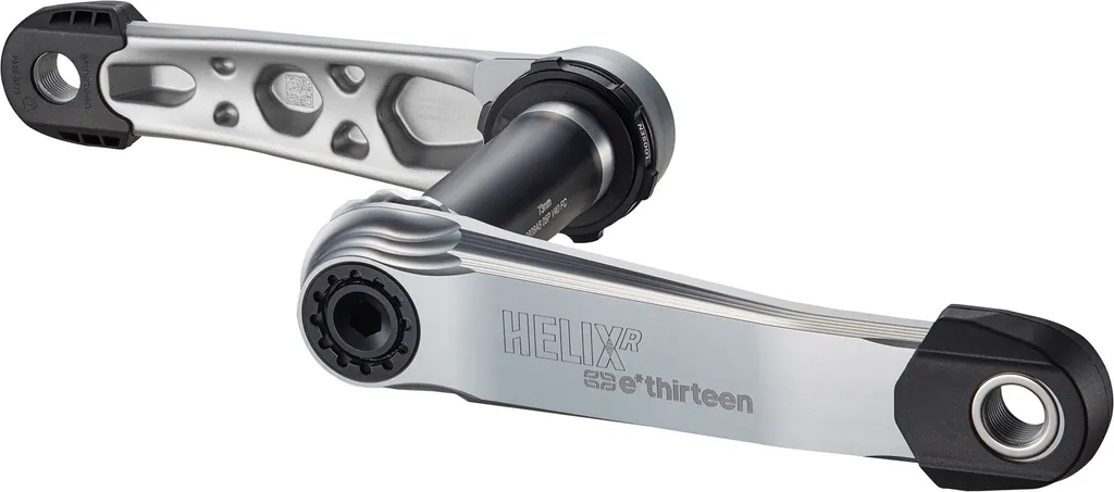 Manivelles VTT e*thirteen Helix Race 160mm Argent avec Axe de 30mm CNC