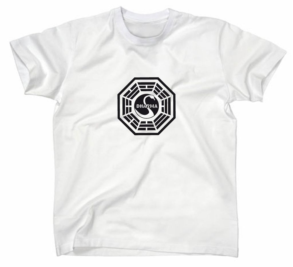 Styletex23 T-Shirt Lost Station 3 Dharma Initiative, weiss, S