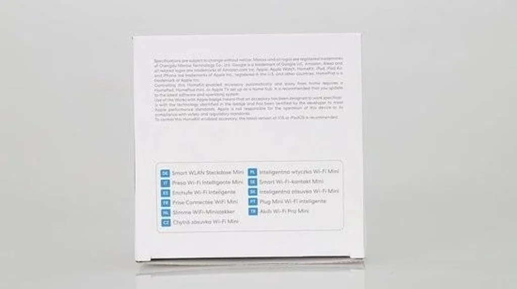 Prise connectée HomeKit lot de 4 mini-prises WLAN 10A compactes