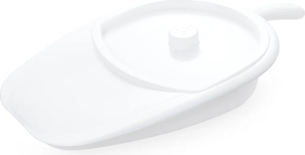 Vitility Bassin de Lit avec Couvercle - Urinal de Lit Adulte Ergonomique