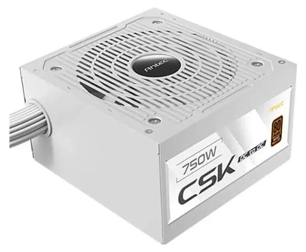 Alimentation PC Gamer 750W Antec CSK750DC Blanche pour Config Modulaire