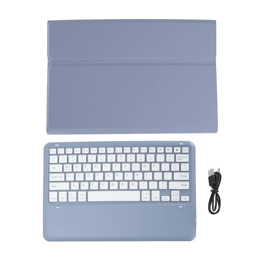 Étui Tab P12 12,7 2023 - Clavier Amovible Magnétique et Coque TPU Violette