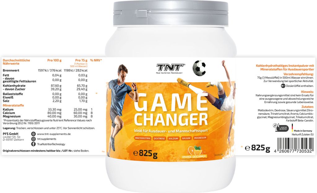 TNT Game Changer Elektrolyte für dein Ausdauertraining mit Produktbild 6