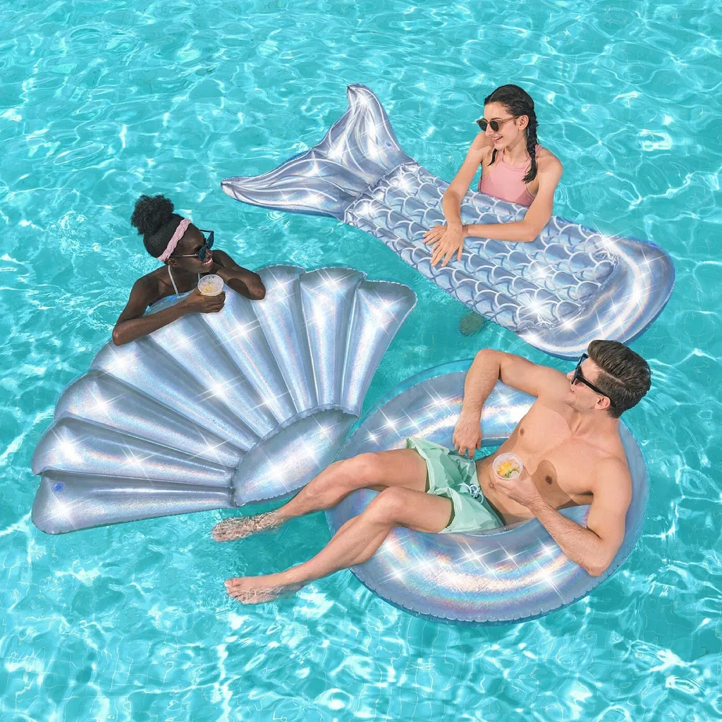 Bouée Géante Queue de Sirène Matelas Gonflable de Piscine Bestway - 40