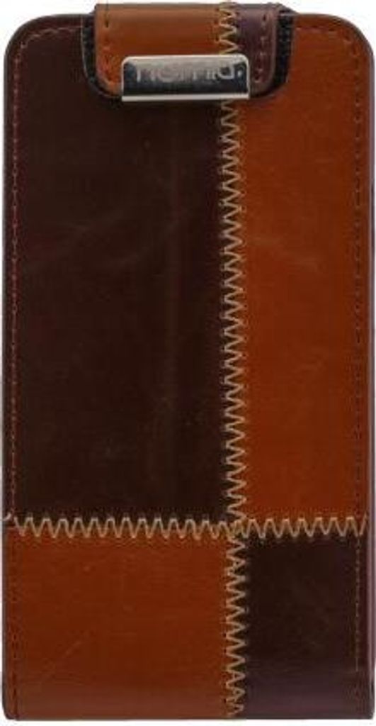 Apple iPhone 5 5S 2in1 numia Flipstyle Braun-Coffee