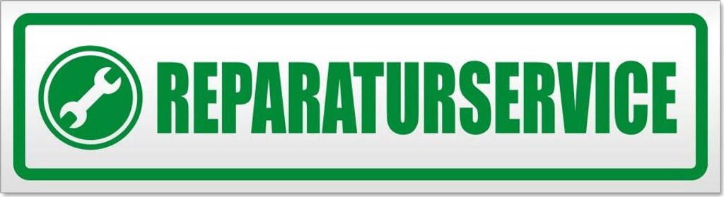 Reparaturservice Magnetschild Schild magnetisch