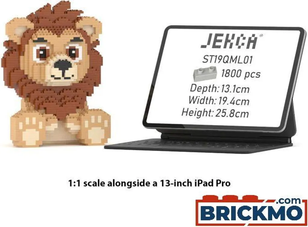 Lion JEKCA Bricks ST19QML01 - Système de verrouillage breveté unique