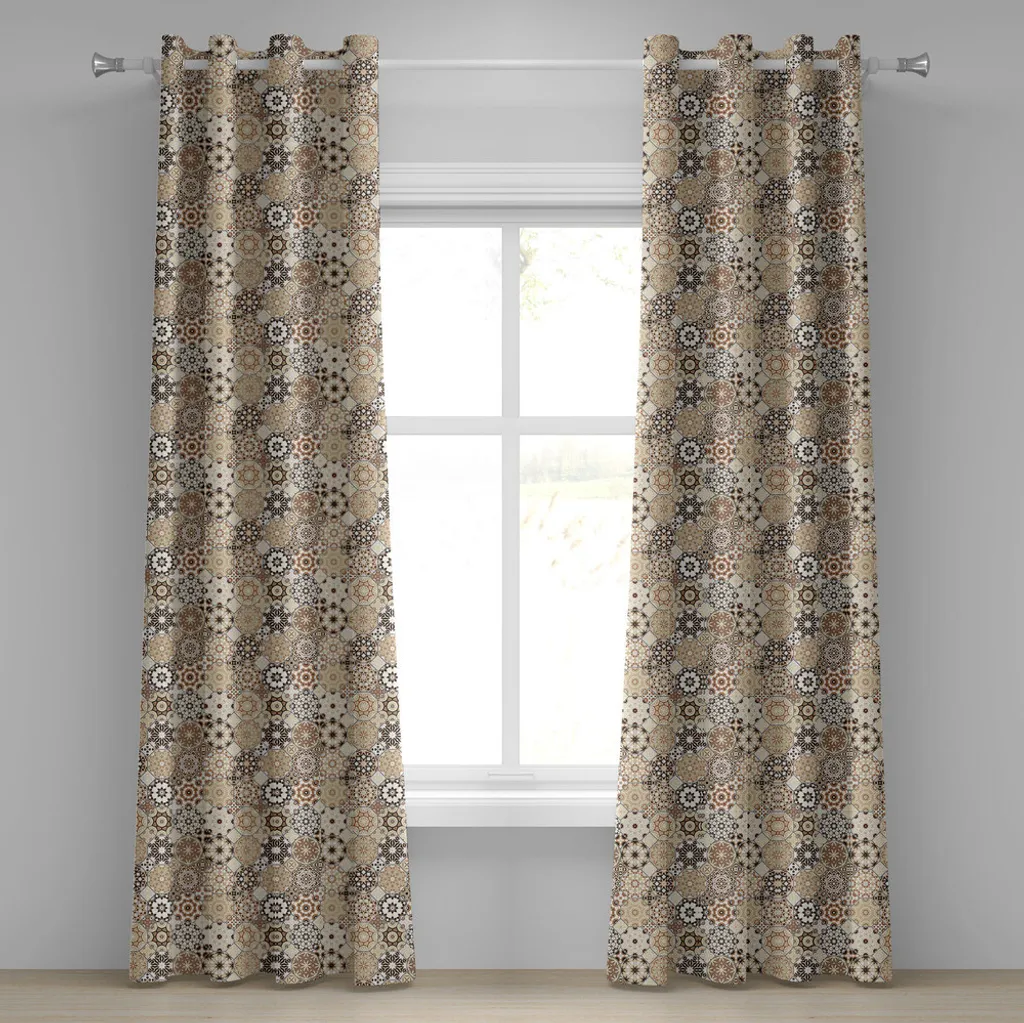 Tende Decorative 280x245 cm ABAKUHAUS: Stile Antico Marrone