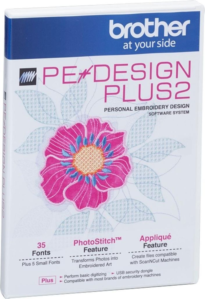 Software Per Ricamo Brother PE-Design Plus 2 Immagine del prodotto 
