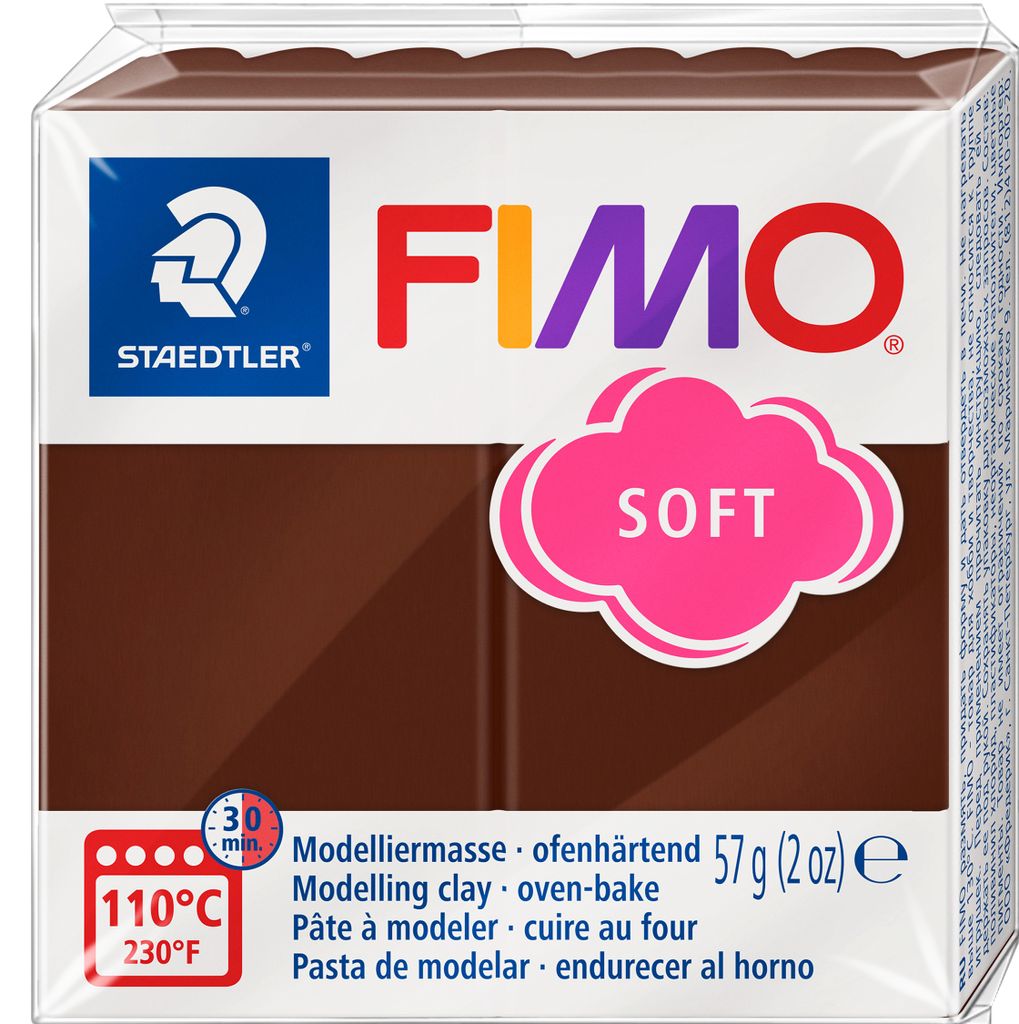 FIMO, modelovacia hlina, modelovacia hlina čokoládová mäkká Obrázok produktu 