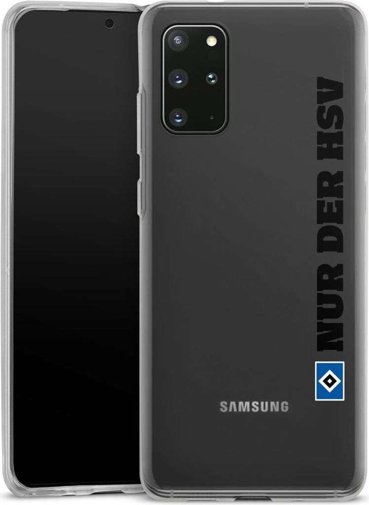 DeinDesign Handyhülle für Samsung Galaxy S20 Plus Silikon Hülle Case Smartphone Schutzhülle HSV Hamburger SV transparent
