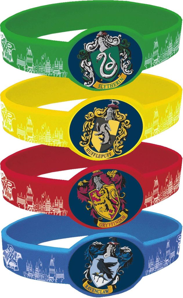 4 Harry Potter Hogwarts Armbänder Produktbild 