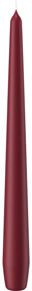 Konische Kerzen (Spitzkerzen) Bordeaux 250 x 25 mm, 12 Produktbild 