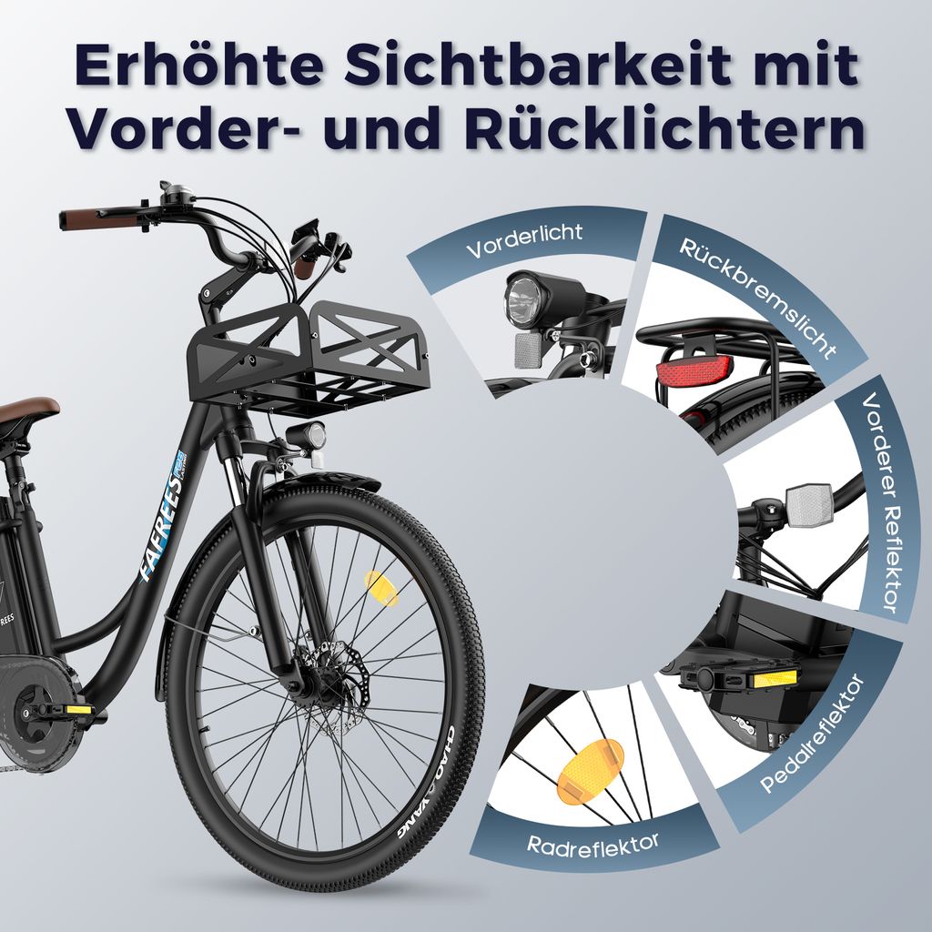 E-Bike 26 Zoll bis zu 160 - 200 km Wasserdicht IP54 Produktbild 13