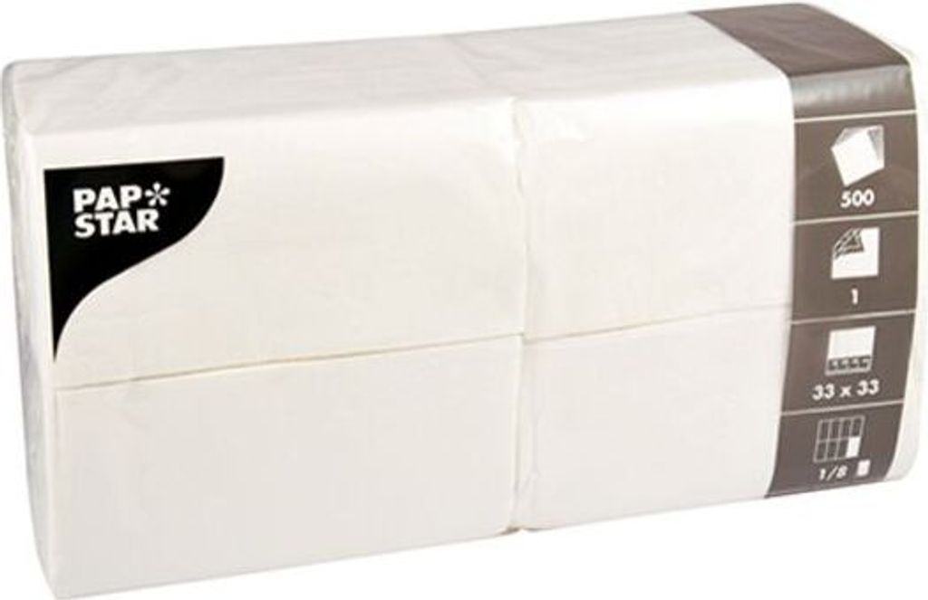PAPSTAR  17999 PAPSTAR Bistro-Servietten, 330 x 330 mm, Image du produit 