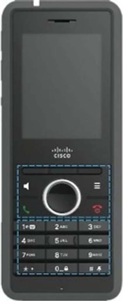 Cisco 6825 Téléphone IP : Fini les Coupures avec ce Combiné Noir Robuste