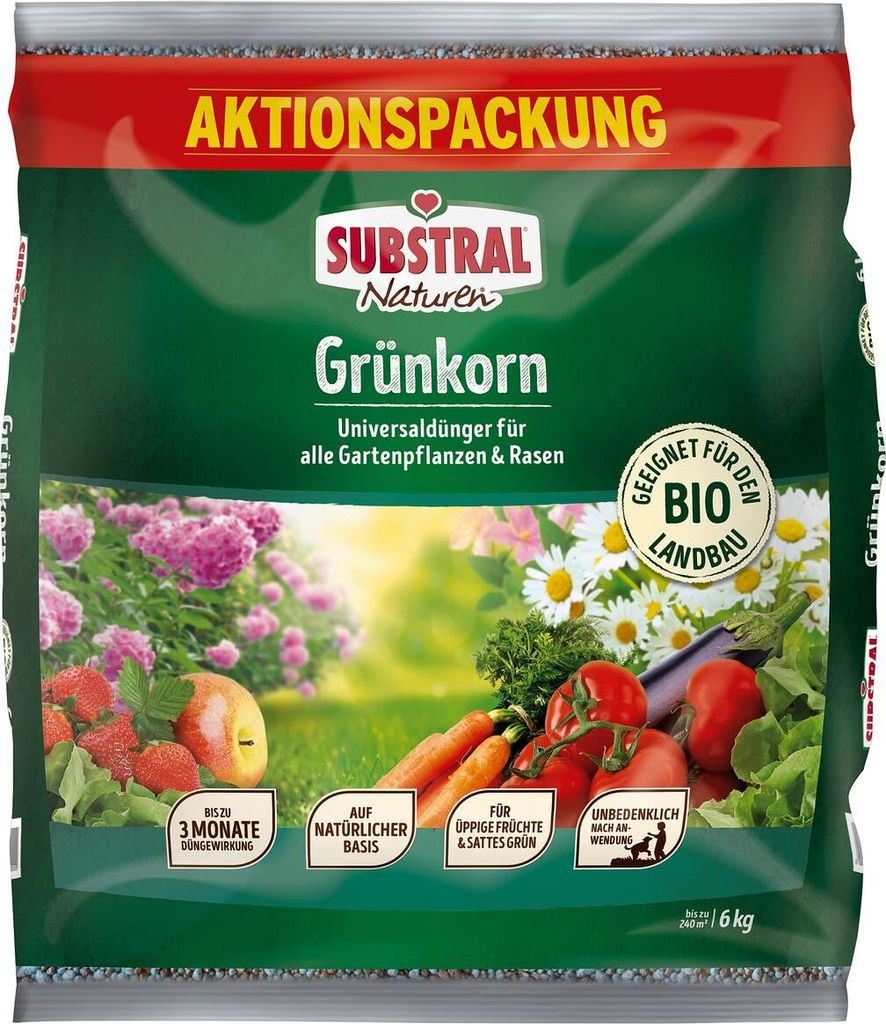 SUBSTRAL® Naturen®Grünkorn do 240 m² - 6 kg Obrázok produktu 