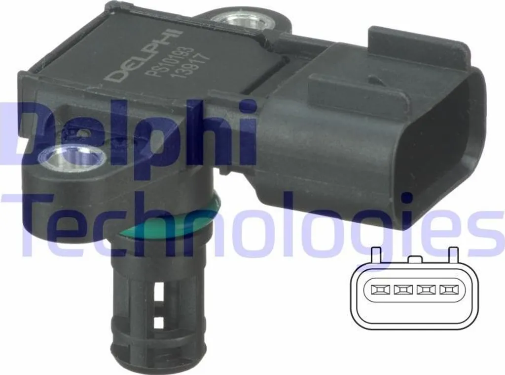 Capteur de Pression Delphi PS10193 Haute Précision pour Ford Focus
