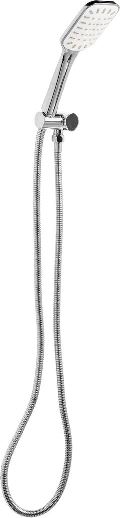 BELIANI Duschkopf mit Brauseschlauch Silber ABS Edelstahl 1 Strahlart Modern Klassisch Handbrause Set für Badezimmer Dusche