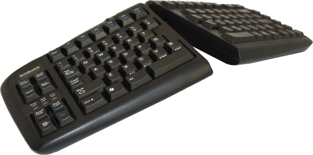 Clavier inclinable Goldtouch V2 Bakker Elkhuizen anti-TMS noir
