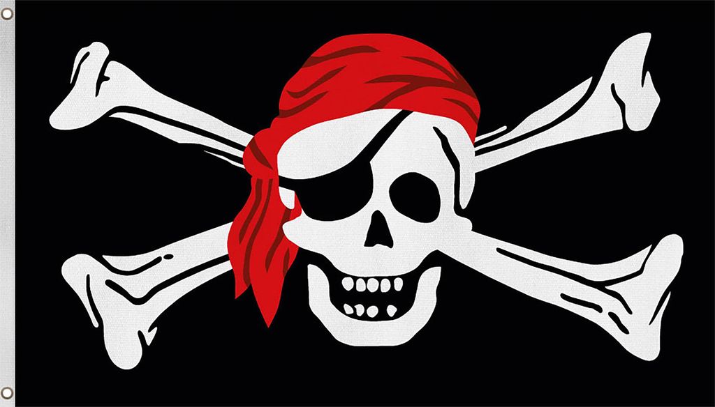 normani Fahne Piratenflagge 90 cm x 150 cm Produktbild 