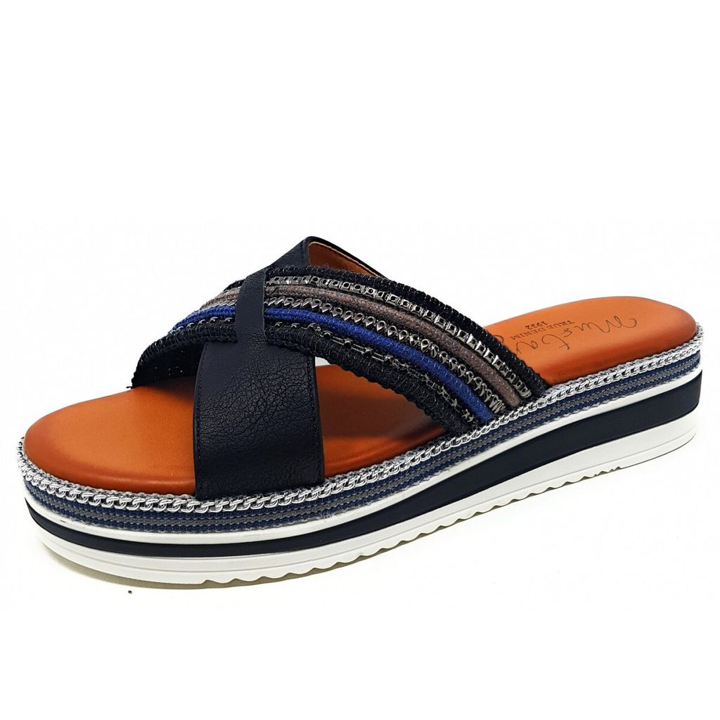 Mustang Damen Pantolette in Schwarz, Größe 41