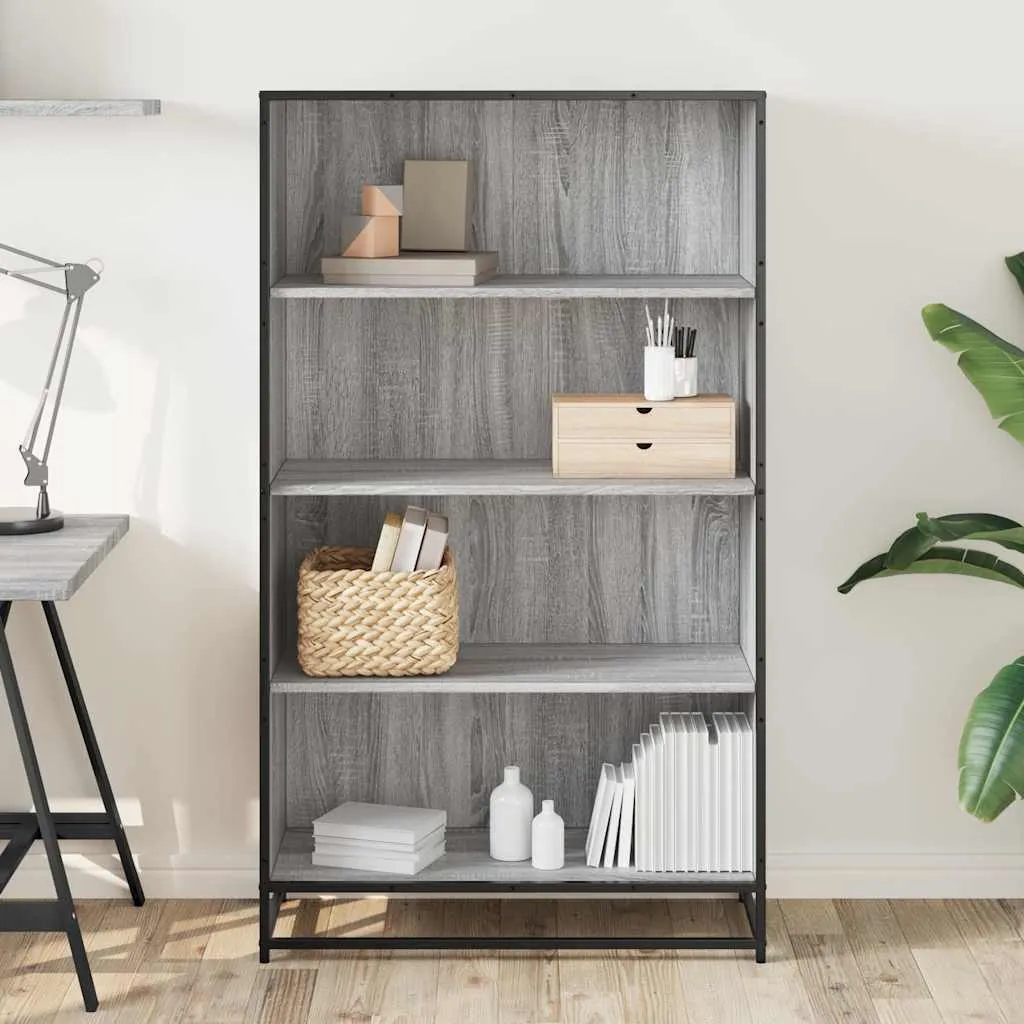 SYFAX™ Libreria per Ufficio 80,5x35x139 cm - Finitura Grigio Tecnico - 3