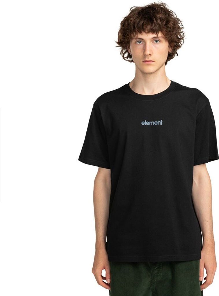Element Simple Logo Kurzarm-t-shirt Schwarz XL Mann Schwarz XL