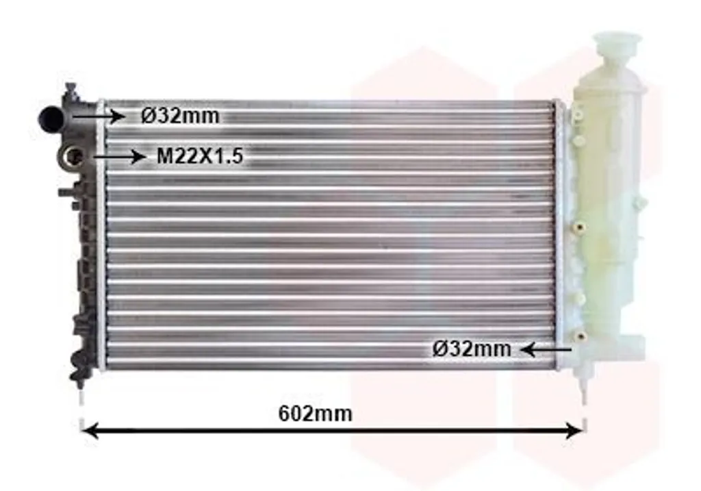 Radiateur moteur 40002014 : stoppez la surchauffe sur votre Peugeot 106