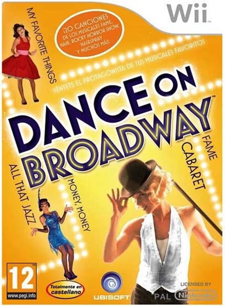 Nintendo Wii Dance on Broadway Selects Version PAL Jeu de Danse Musical