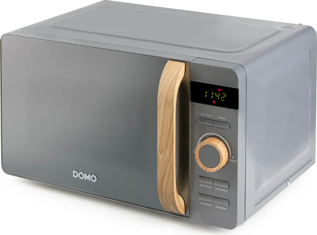 Domo DO3420 Microonde Grigio 20 Litri | Pratico, Veloce e Bellissimo