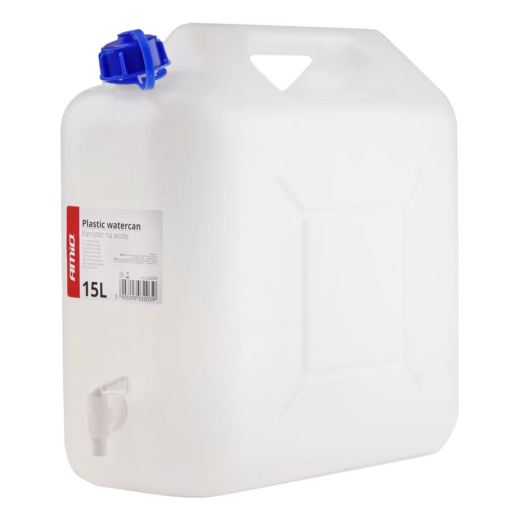 Tanica Plastica 15L con Rubinetto Professionale | Uso Alimentare e Olio