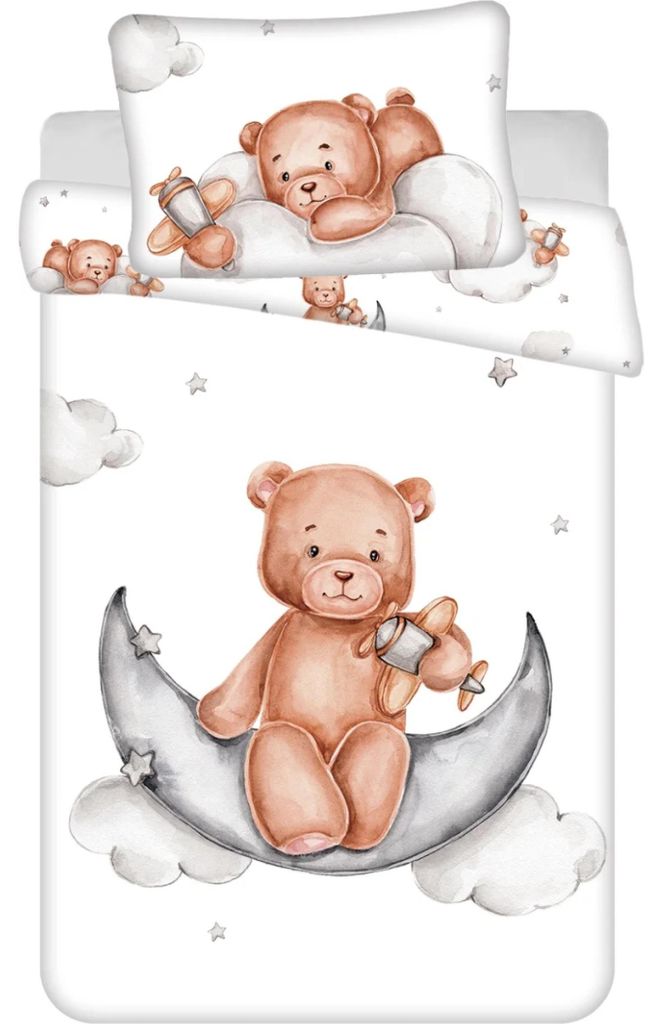 Juego de cama para cuna con diseño de osito de peluche: Imagen del producto 