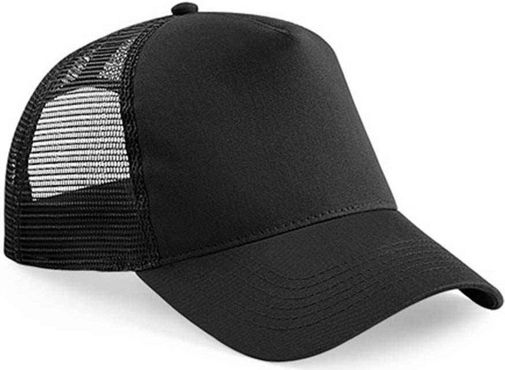 Beechfield - Trucker Cap Snapback für Herren/Damen Uni PC5762 (Einheitsgröße) (Schwarz/Weiß)