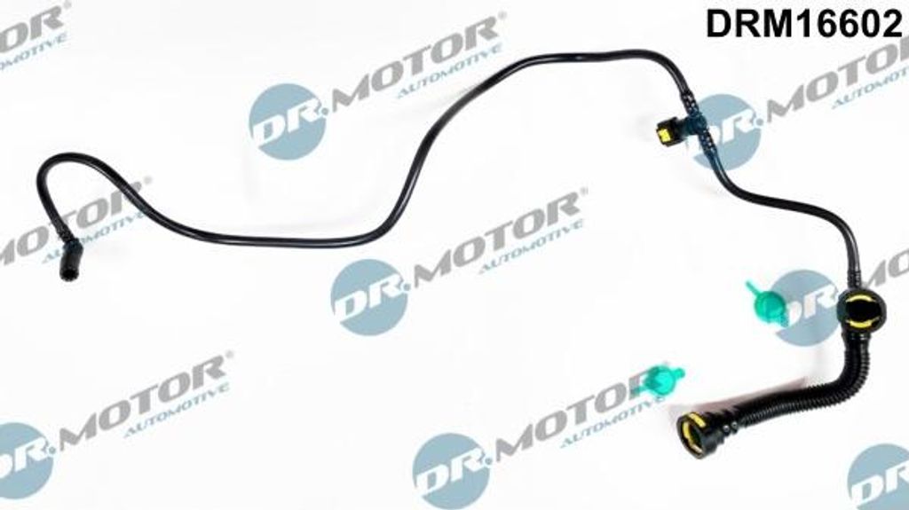 DR.MOTOR AUTOMOTIVE DRM16602 Leckkraftstoff-Schlauch passend für PEUGEOT 206 Schrägheck (2A/C) Rücklaufleitung Common Rail
