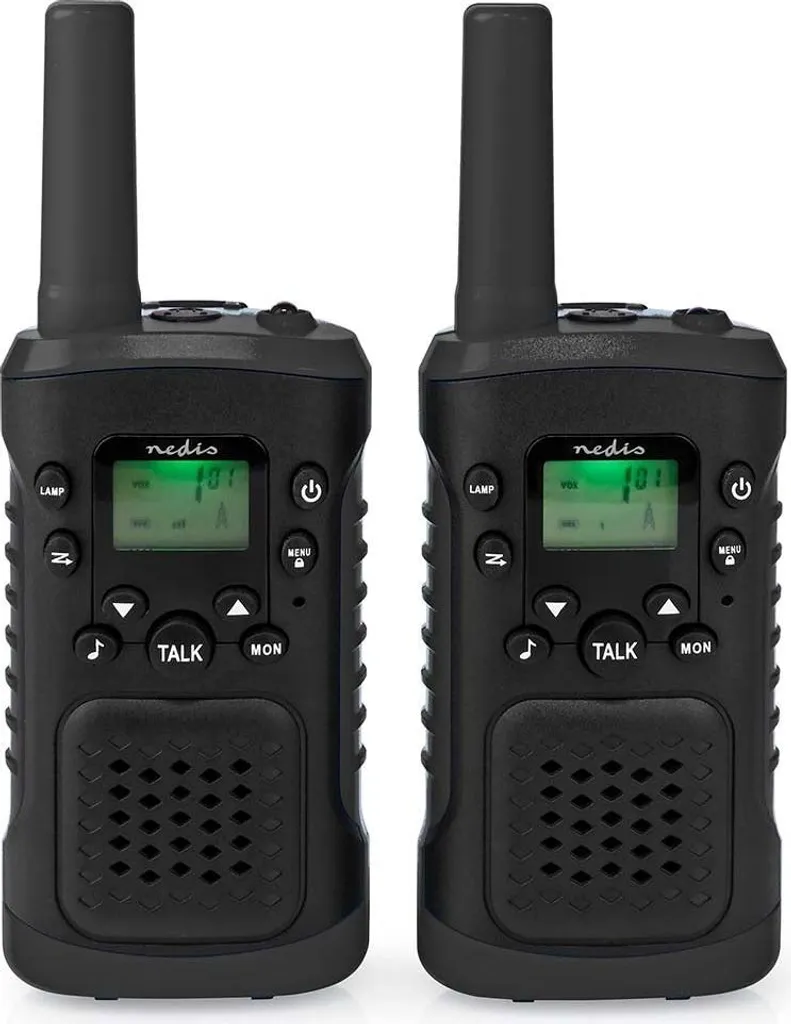 Talkie-Walkie Radio Bidirectionnelle 8 Canaux et Double Kit Oreillette