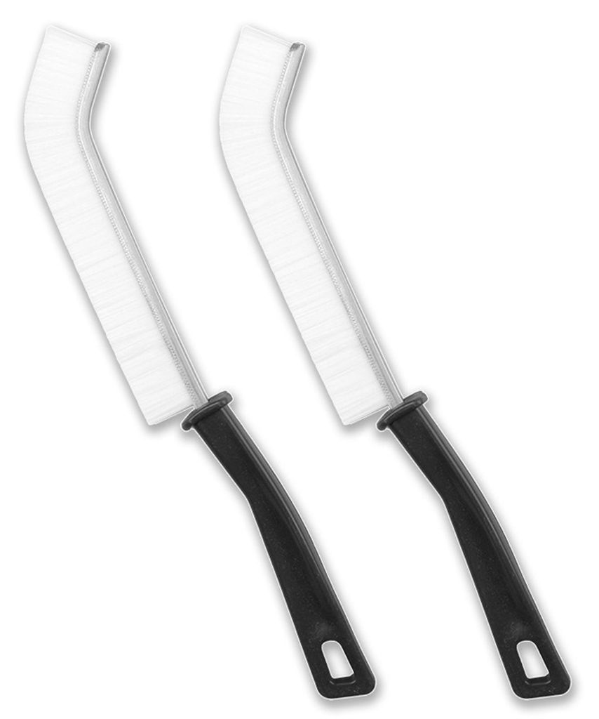 2er-Set Fugenreinigungsbürsten mit ergonomischem Griff, Fleckenentferner, Bürsten für schmale Fugen, für Küche und Bad