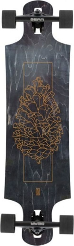 Landyachtz Drop Through Hammer Longboard 37 Pinecone mit Bear Achsen